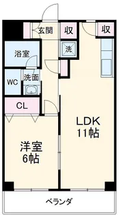 ヒルズ宮根台【5階】の間取り