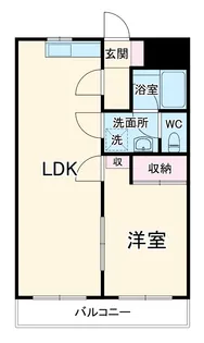 メゾン・ド・広瀬【101号室】の間取り