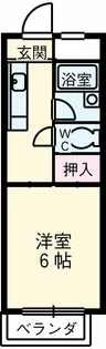 前田ハイツ【1階】の間取り
