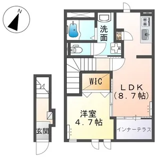 ベルフィオーレ【2階】の間取り