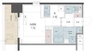 ラグゼナ用賀【5階】の間取り