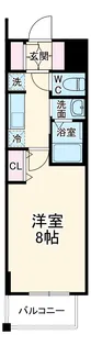 エステムコート名古屋グランツ【1504号室】の間取り