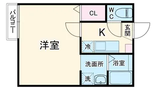 プレミエール新田【2階】の間取り