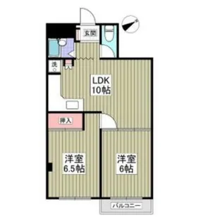 リブレス明神町【305号室】の間取り