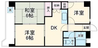 メゾンスガ【3階】の間取り