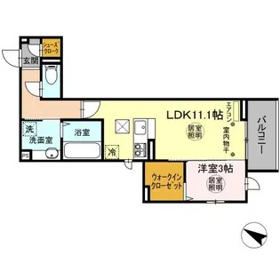 ベルフラワー【1階】の間取り