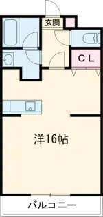 門團空閑【307号室】の間取り