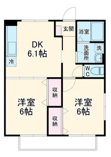パインドール【2階】の間取り