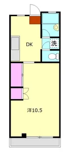 ヒルズ箱根【4C号室】の間取り