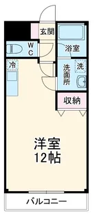 ラ・フィーネ【1階】の間取り