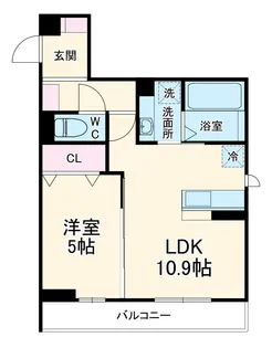 GRAND AGUN【2階】の間取り