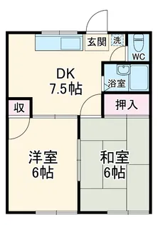 桜井ハイツ【1階】の間取り