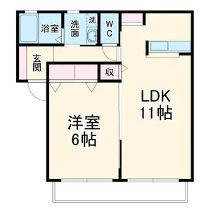 サニーコート【2階】の間取り