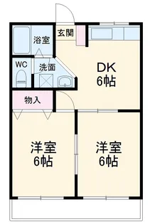 フリーフレイグランス【3階】の間取り