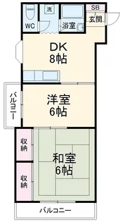 メゾン森辰【501号室】の間取り