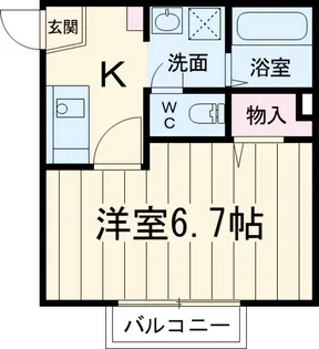 ラ ミア アルテ岩槻【2階】の間取り
