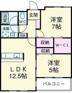 ベルフォート【4階】の間取り