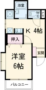 第1マルヨシビル【301号室】の間取り