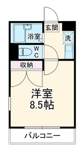 Novel Yokohama Sugeta【3階】の間取り