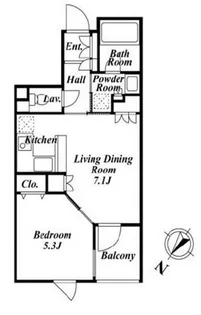 シンシア雪谷バウ【403号室】の間取り