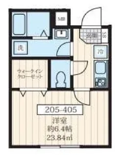 フォセット南浦和【3階】の間取り