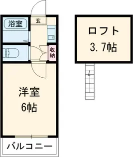 メゾン・ド・アルエット【201号室】の間取り