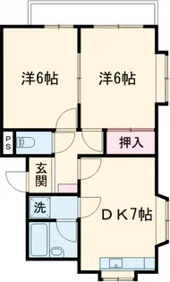 第二田中ハイツ【302号室】の間取り