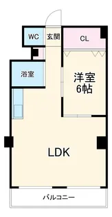コーポタナベ【5D号室】の間取り