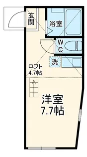 ユナイト三春テムズゲートウェイ【2階】の間取り