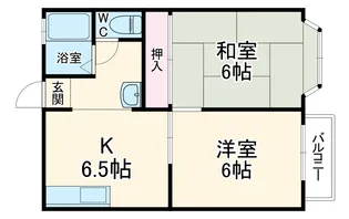 サニーヒルズ 韮崎【202号室】の間取り