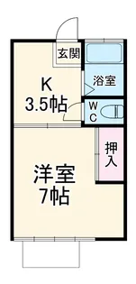 第5大竹荘【102号室】の間取り