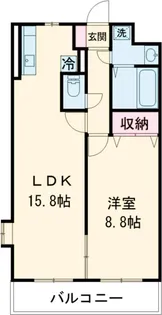 壱番館元今泉【2階】の間取り