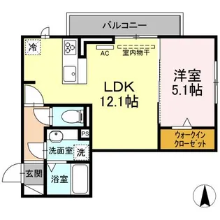 クオーレ【2階】の間取り