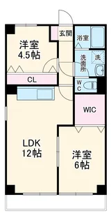 西脇ビル【603号室】の間取り