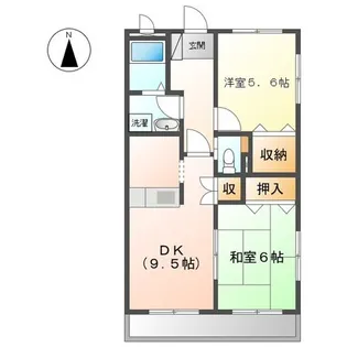 グランチェスタハイツ【2階】の間取り
