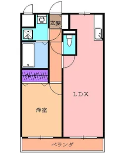 モア ベリー【4階】の間取り