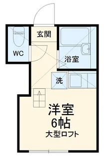 ユナイト末吉フランクの杜【102号室】の間取り