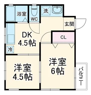 メゾンさかい【301号室】の間取り