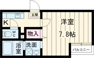 プラージュ春日部【2階】の間取り