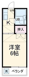 メゾンパレット【206号室】の間取り