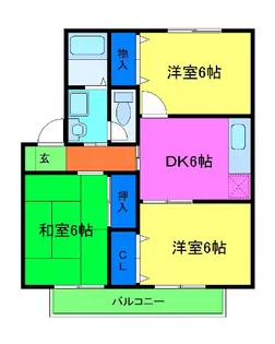 リスペクトB棟【1階】の間取り