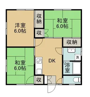 メゾン戸頭1号棟【1階】の間取り
