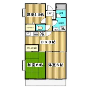 クレール渋谷壱番館【5階】の間取り