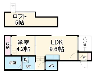 ドミナント堀田【2階】の間取り