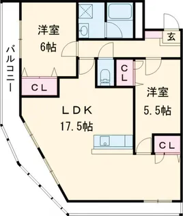 ファイブシティ【7階】の間取り