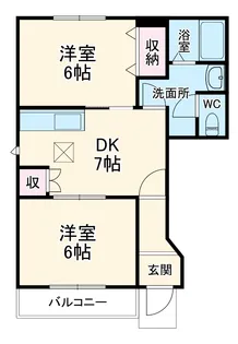 エミリーハウス【1階】の間取り