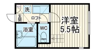 カーム川崎宿河原【105号室】の間取り