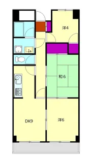 KRプラザ【2階】の間取り