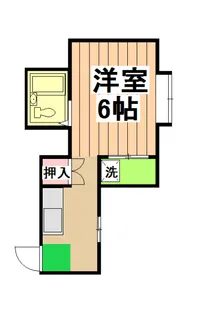 ハイツ昇栄【107号室】の間取り