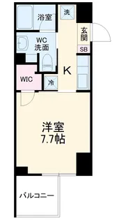 ザ・カシワ拾番【7階】の間取り